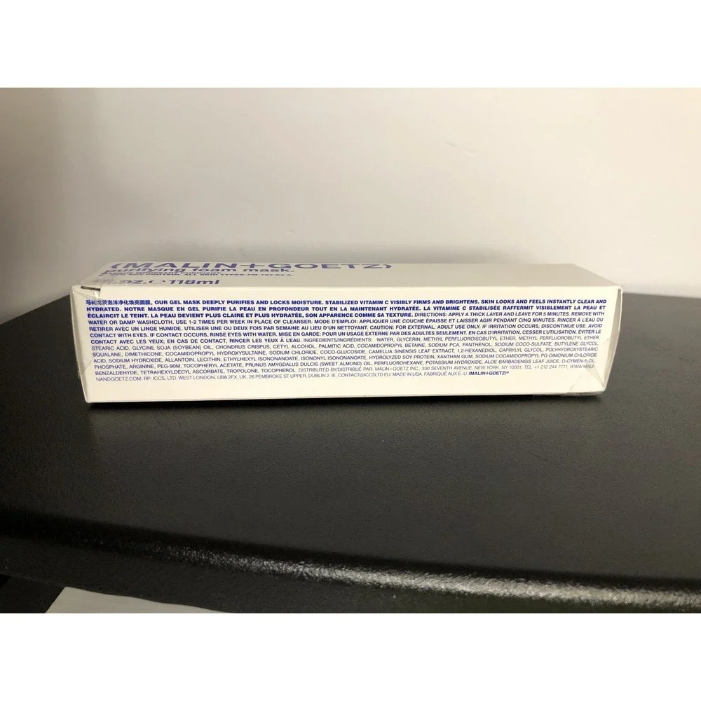 Malin‎ + Goetz Purifying Foam Mask 4 oz Detox Hydrate